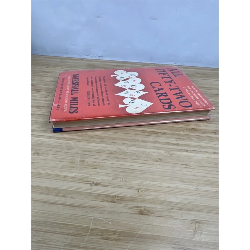 All Fifty-Two Cards – Marshall Miles – 1963 First‎ Edition First Printing HC wDJ